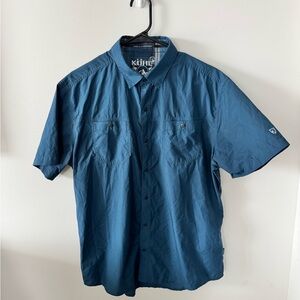 Kuhl Men's Teal Button Down Shirt